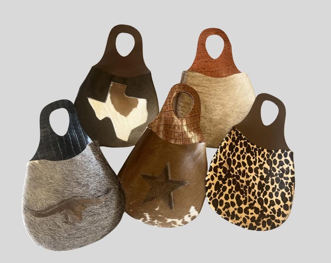 NEW!!!  Cowhide Catch-All Bag