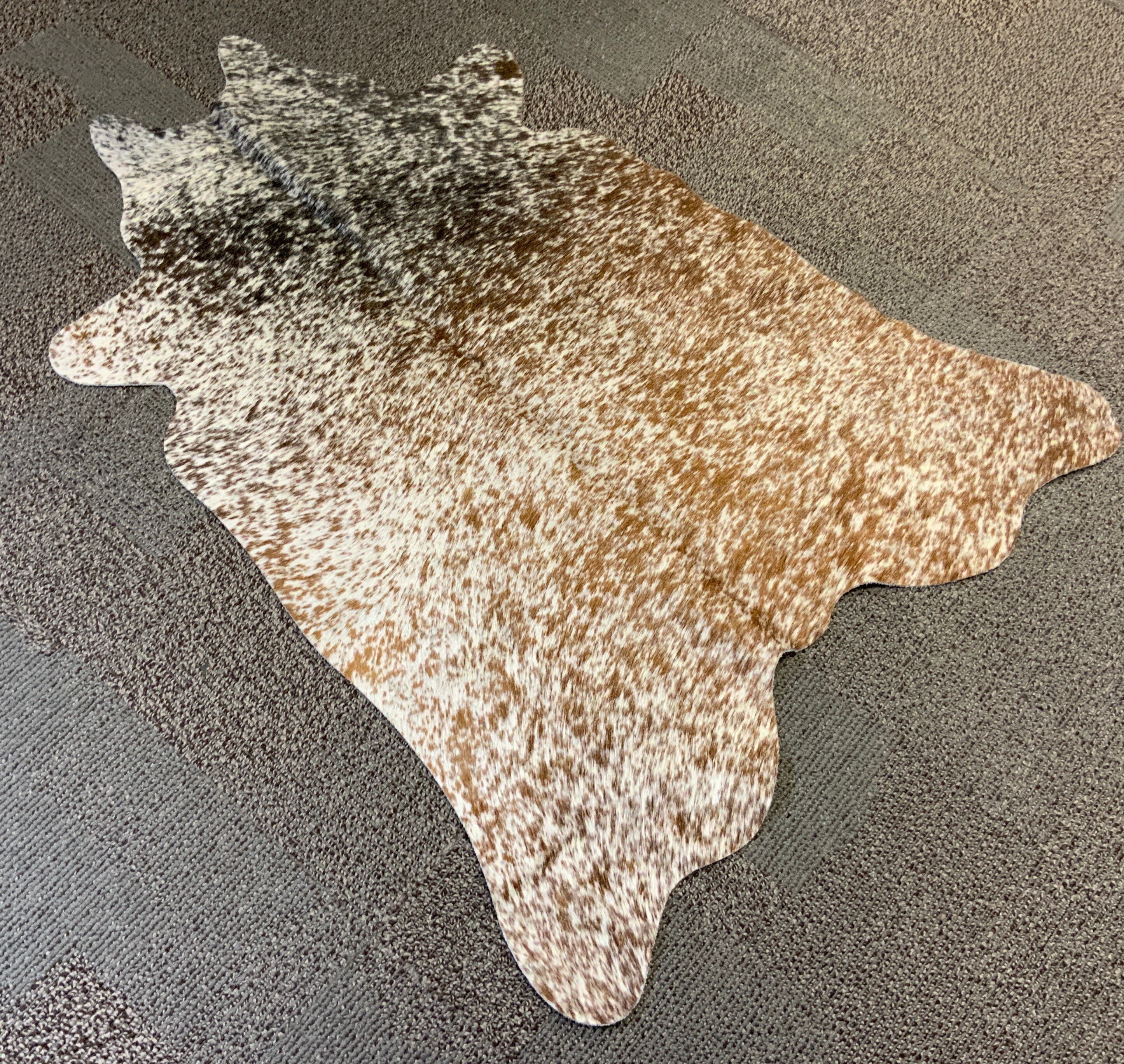 Speckled Mini Cowhide Rug * 30 x 38” *FREE SHIPPING* Actual Skin you will be receiving