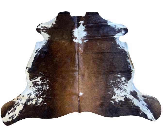 100% Genuine Cowhide Reddish-Brown Rug