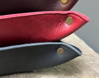 Leather Catchall Tray, Desk Organizer, Valet Tray