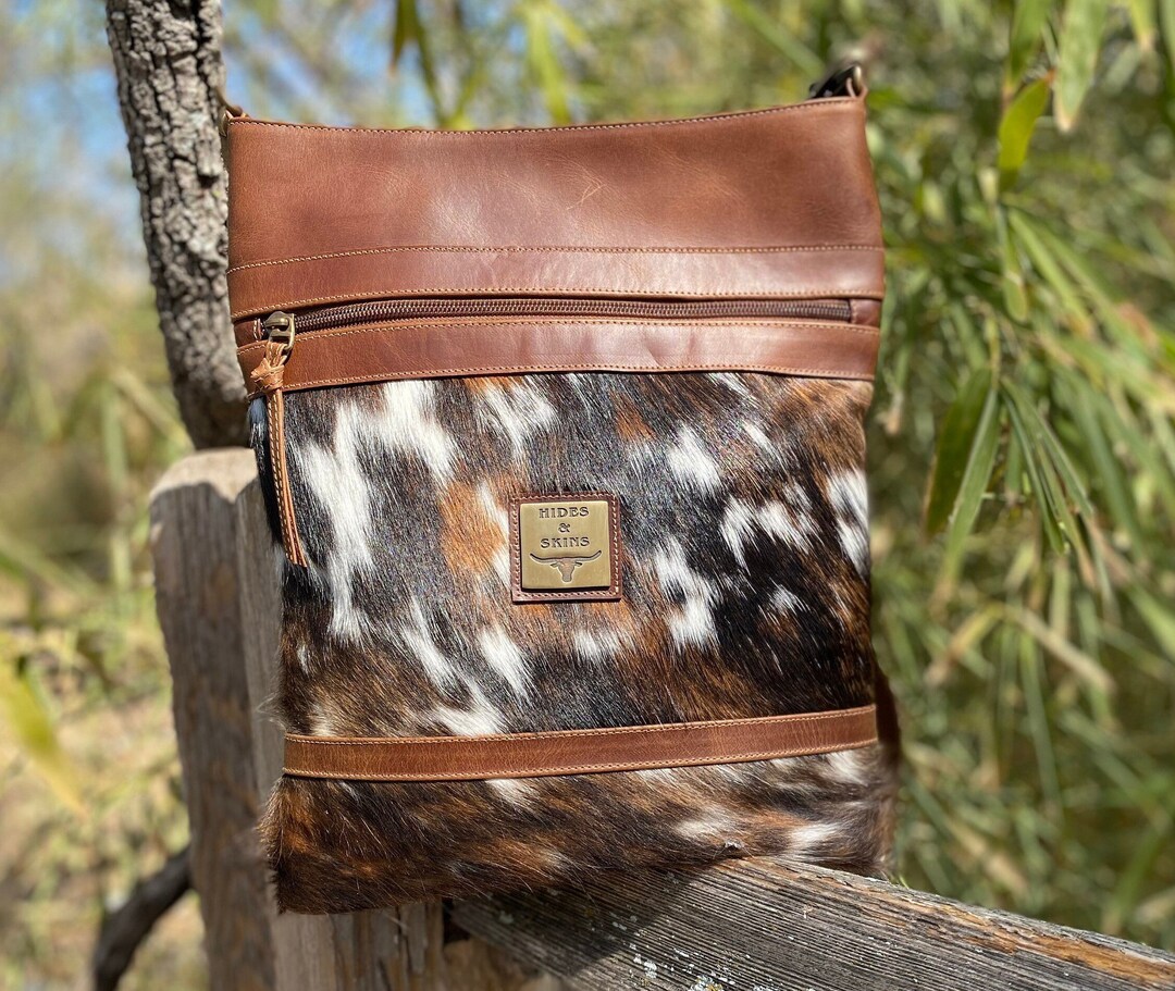 Cowhide Leather Shoulder & Crossbody Satchel Bag