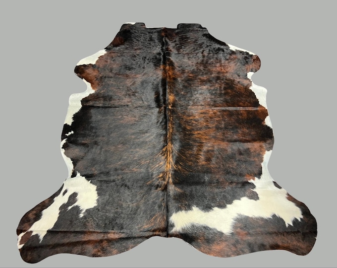 100% Genuine Cowhide Brindle Rug, Western Style - Handpicked and Unique Hide
