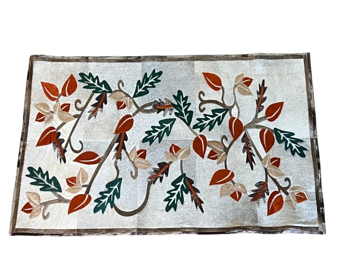 Brazilian Designer Cowhide Area Rug - Penelope (4ft x 6ft)