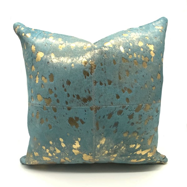 Cowhide Pillow Etsy