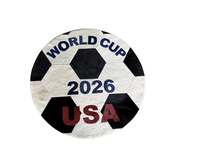 WORLD CUP 2026 cowhide rug.