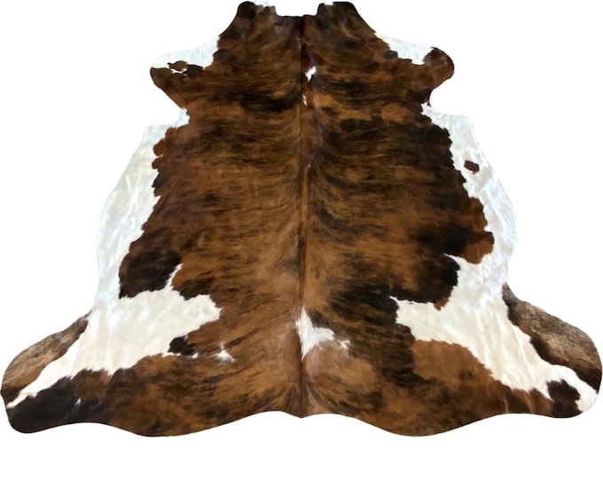 100% Genuine Cowhide Brindle Rug, Western Style - Handpicked and Unique Hide