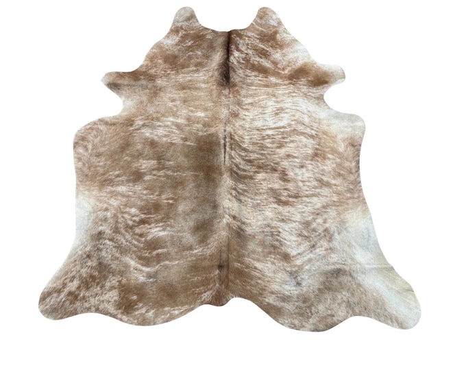 Brazilian Brindle Cowhide Rug 6'9"x 5'7"