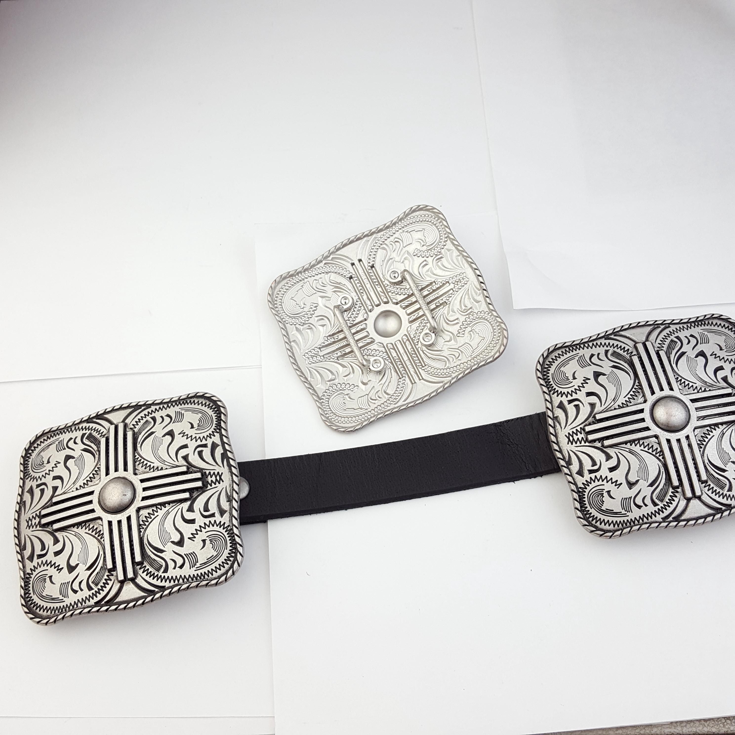Square Concho Belt - Etsy display picture 2