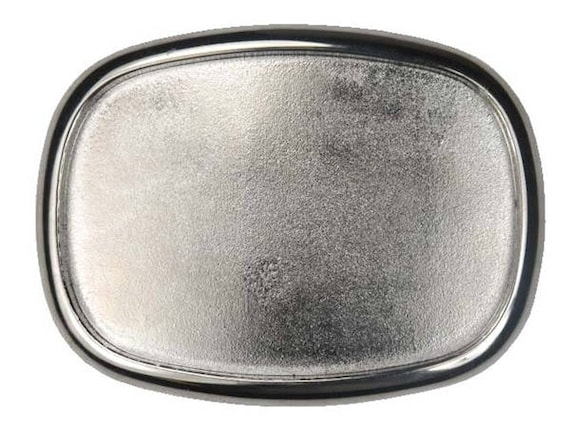 Silver Belt Buckle Plain