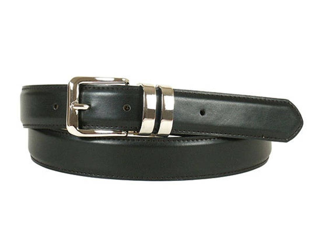 Buy Black Women One Size Fits All Simple Dress Jeans Uniform Belt W  Removable Exchangeable Silver Hardware Buckle Online in India 