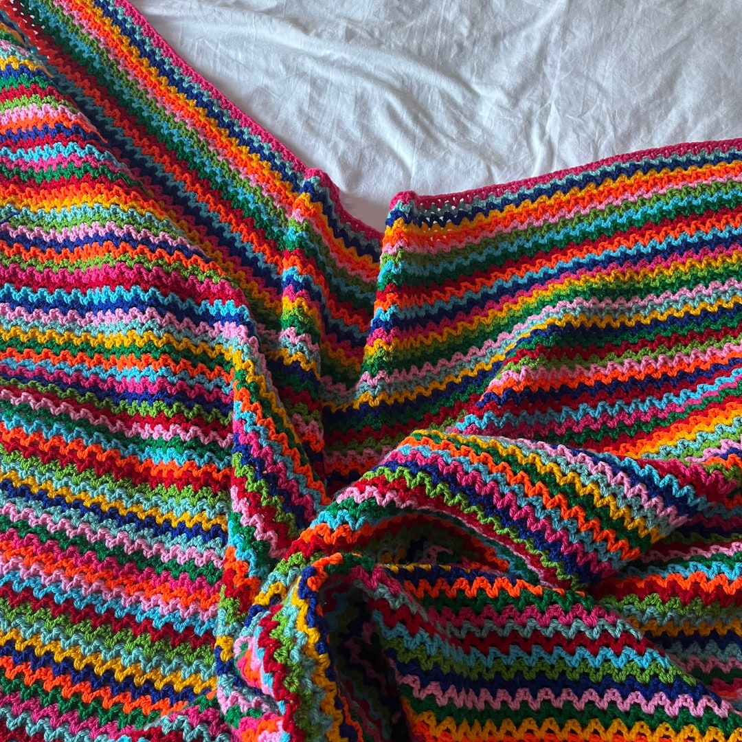 Be Brave Crochet Blanket Pattern UK Terms. Unicornpuffsandrainbows