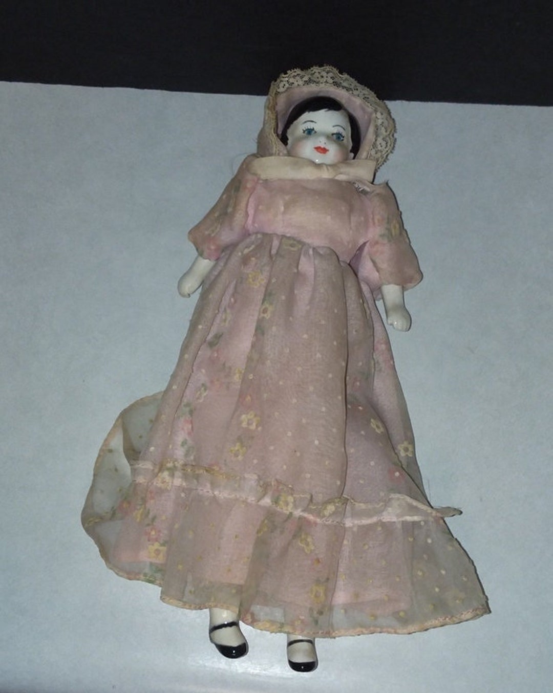 Very Old Vintage China Doll Porcelain Hands Head and Feet Hand Painted