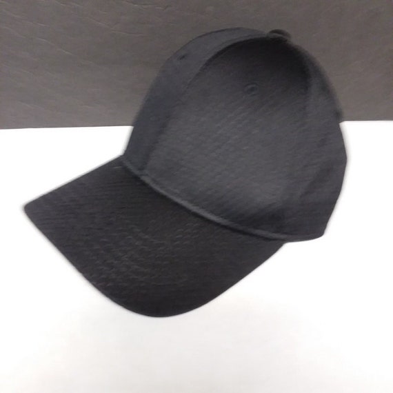 OTTO Baseball Cap Solid Black Jersey Material NEW - image 1