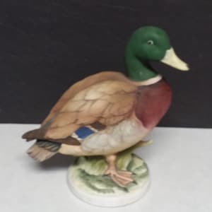 Mallard Porcelain Duck Figurine Hand Painted Limited Edition