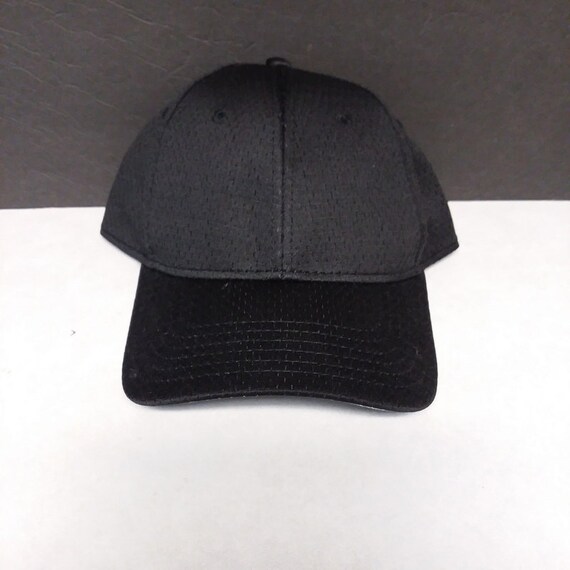 OTTO Baseball Cap Solid Black Jersey Material NEW - image 2