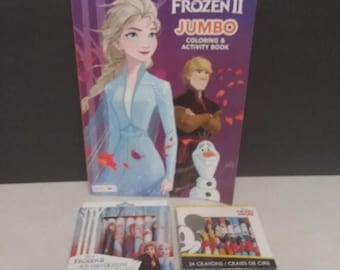 Disney Frozen II Activity Coloring Book 10ct Frozen Crayon 24ct Mickey Set