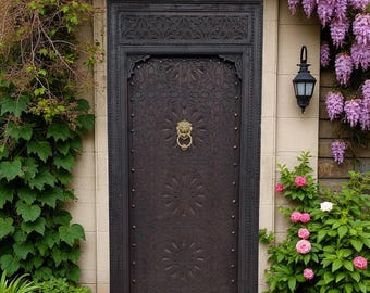 Vintage moroccan exterior door