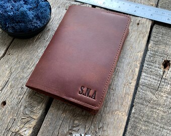 Passport cover Travel case Customized mens Gift monogram passport cover initials anniversary gift passport wallet Personalized custom case