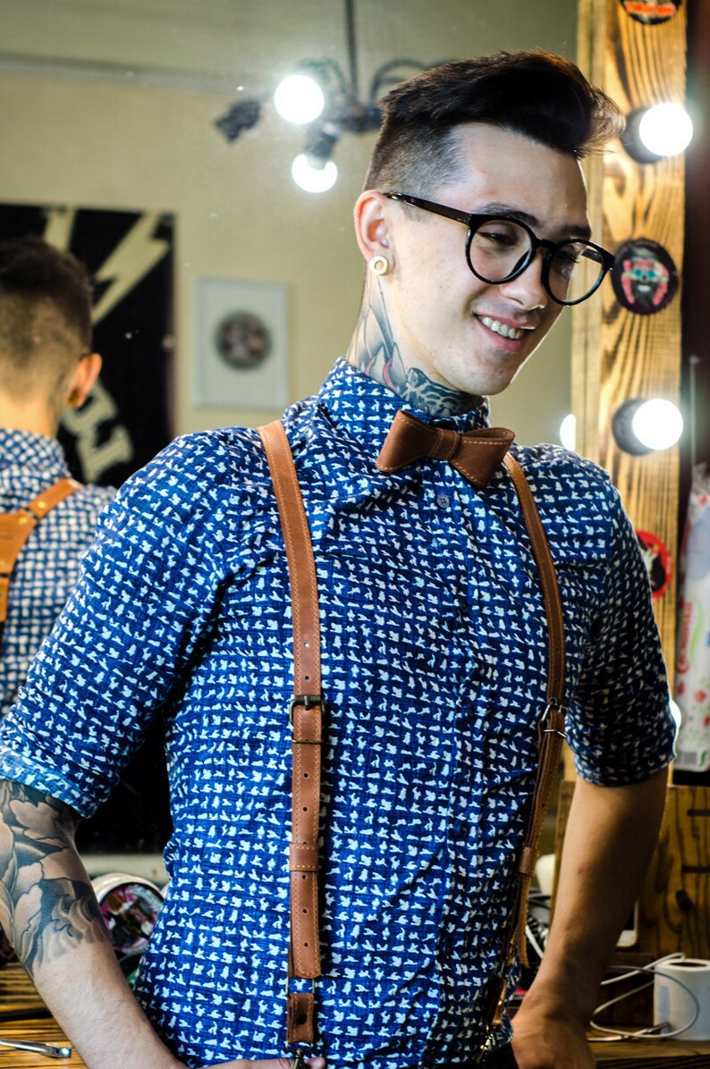 Personalized Leather Suspenders Leather Suspenders With Etsy