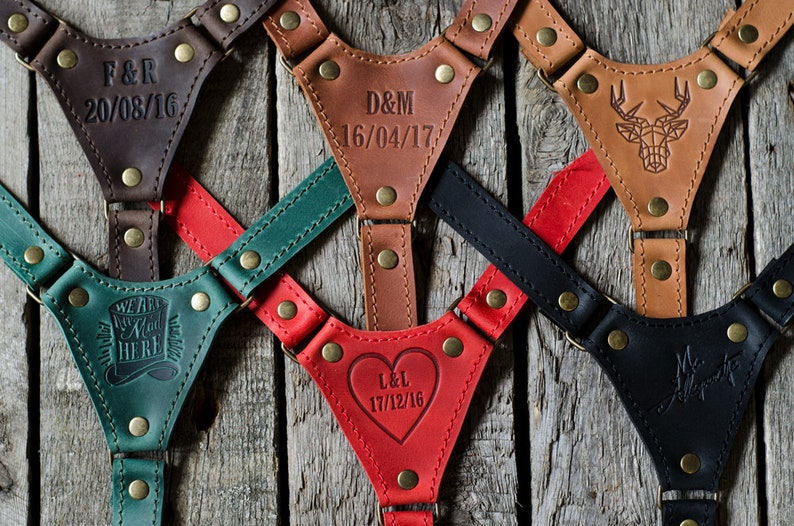 Personalized leather suspenders leather suspenders with Monogram wedding suspenders mens braces for grooms suspenders Groomsmen gift retro image 7