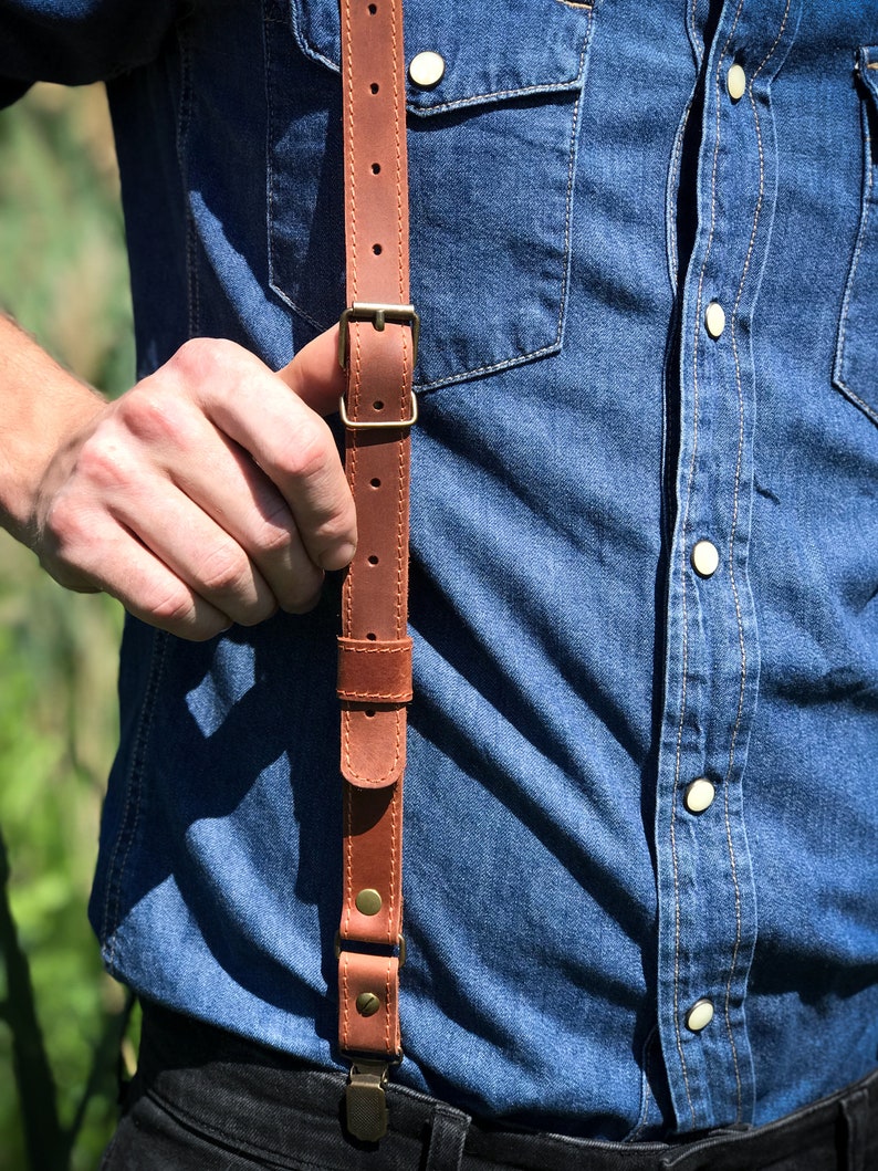 Personalized suspenders Monogram wedding suspenders for best men braces groom suspenders for Groomsmen gift rustic wedding stag party favor image 4