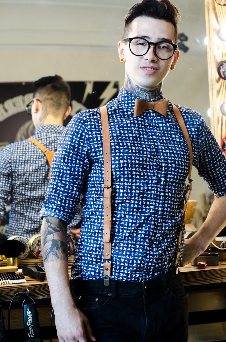 Personalized Leather Suspenders Monogram Wedding Suspenders - Etsy