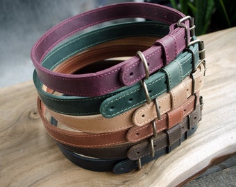 Personligt läderhalsband för hund, graverat halsband för husdjur