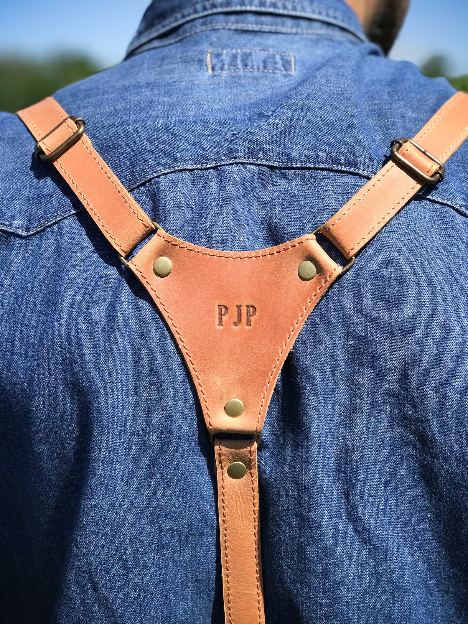 Personalized Leather Suspenders Leather Suspenders With Etsy