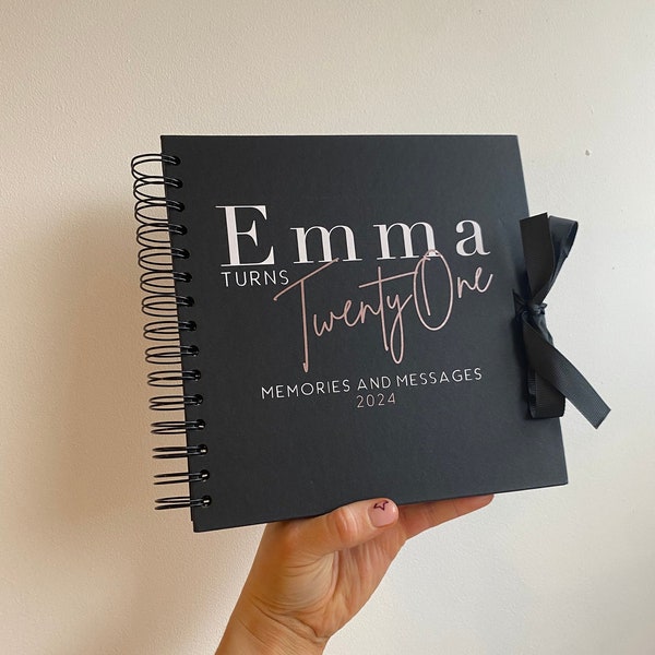 Personalised photo album 21st birthday etsy uk