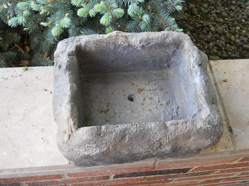 Lightweight Rock Planter Outdoor Stone Planter Patio Etsy Nederland