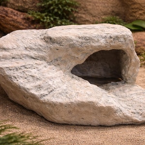 Custom Reptile Basking Platform, Faux Rock Hide Cave, Bearded Dragon Ledge, Personalized Lizard Habitat Decor