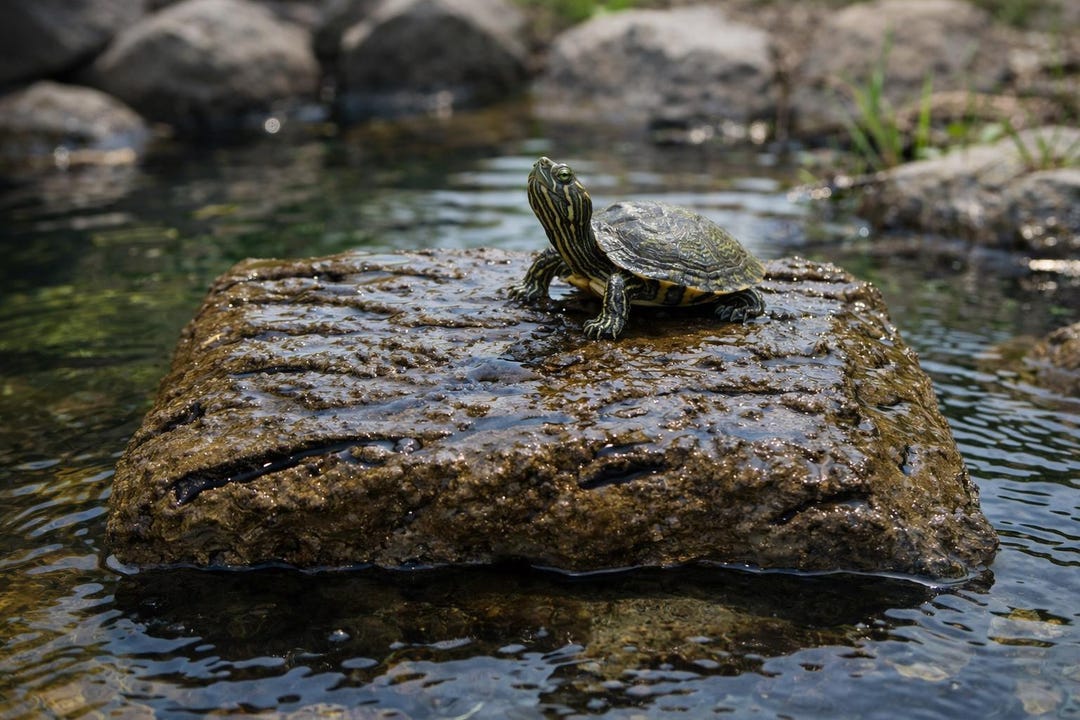 Bark Raft Turtle Basking Raft, Faux Bark Floating Dock, Pond Decor - Etsy