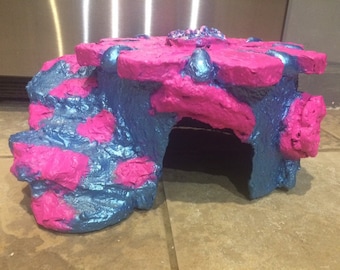 Flower Cave Basking Area, Girl Bearded Dragon Habitat Decor