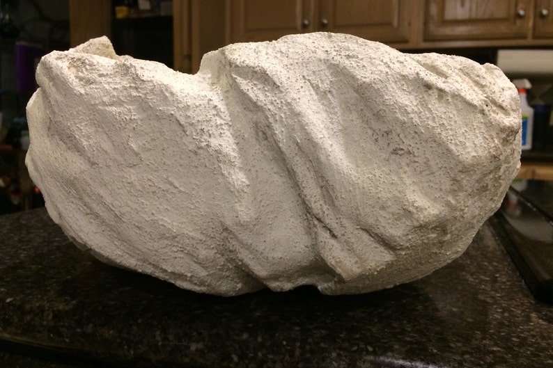 Lightweight Rock Planter Outdoor Stone Planter Patio Etsy