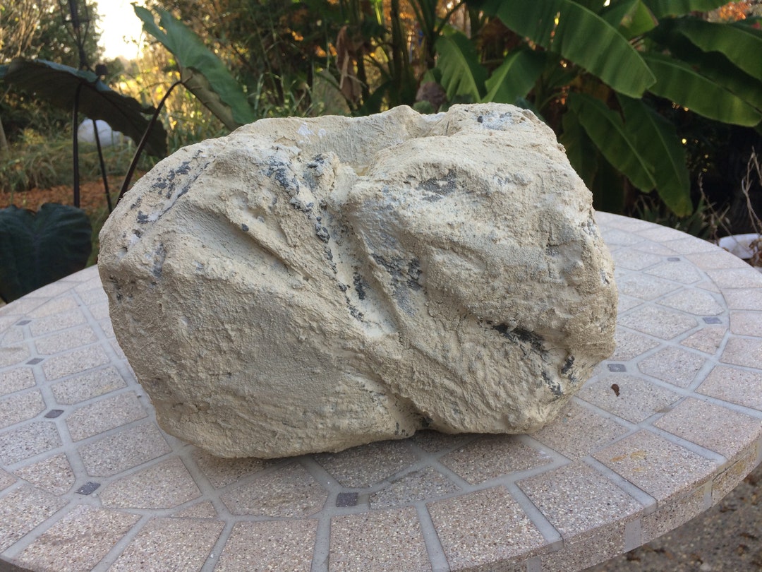 Lightweight Rock Planter Outdoor Stone Planter Patio Decor Etsy