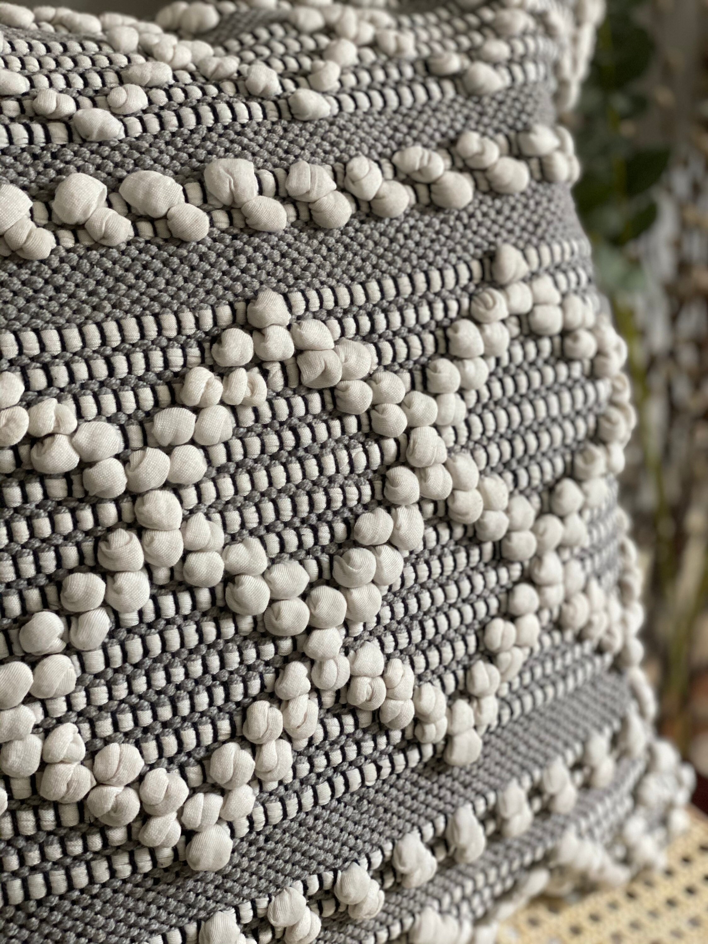 Jupiter Grey and White Cushion Black Pillow Cover Grey and Etsy UK