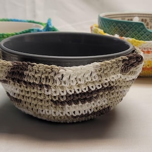 Crochet Cotton Bowl Cozy