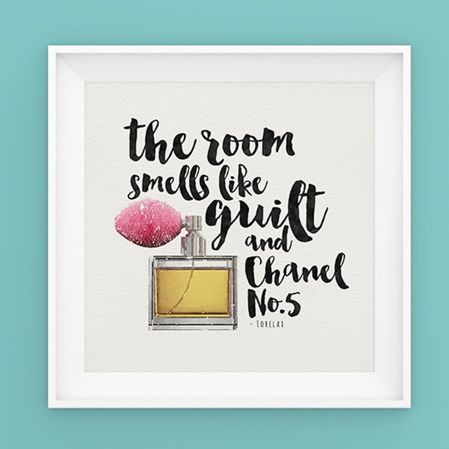 CHANEL N°5 アートプリント 大判 Amazon.co.jp: マリリン・モンロー - シャネル No. 5 24x24