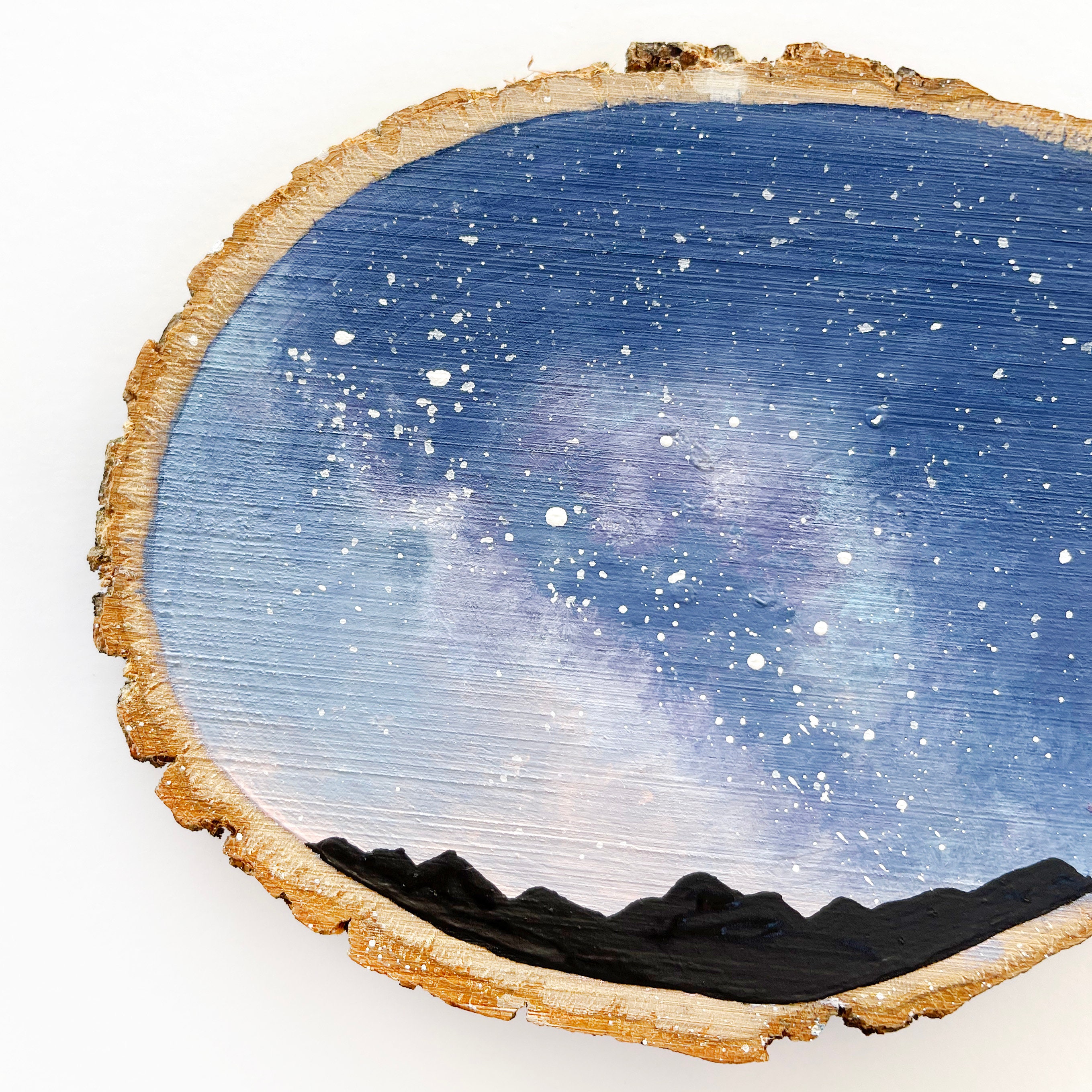 Nachthimmel Malerei Acrylgemälde Milchstraße Galaxie | Etsy