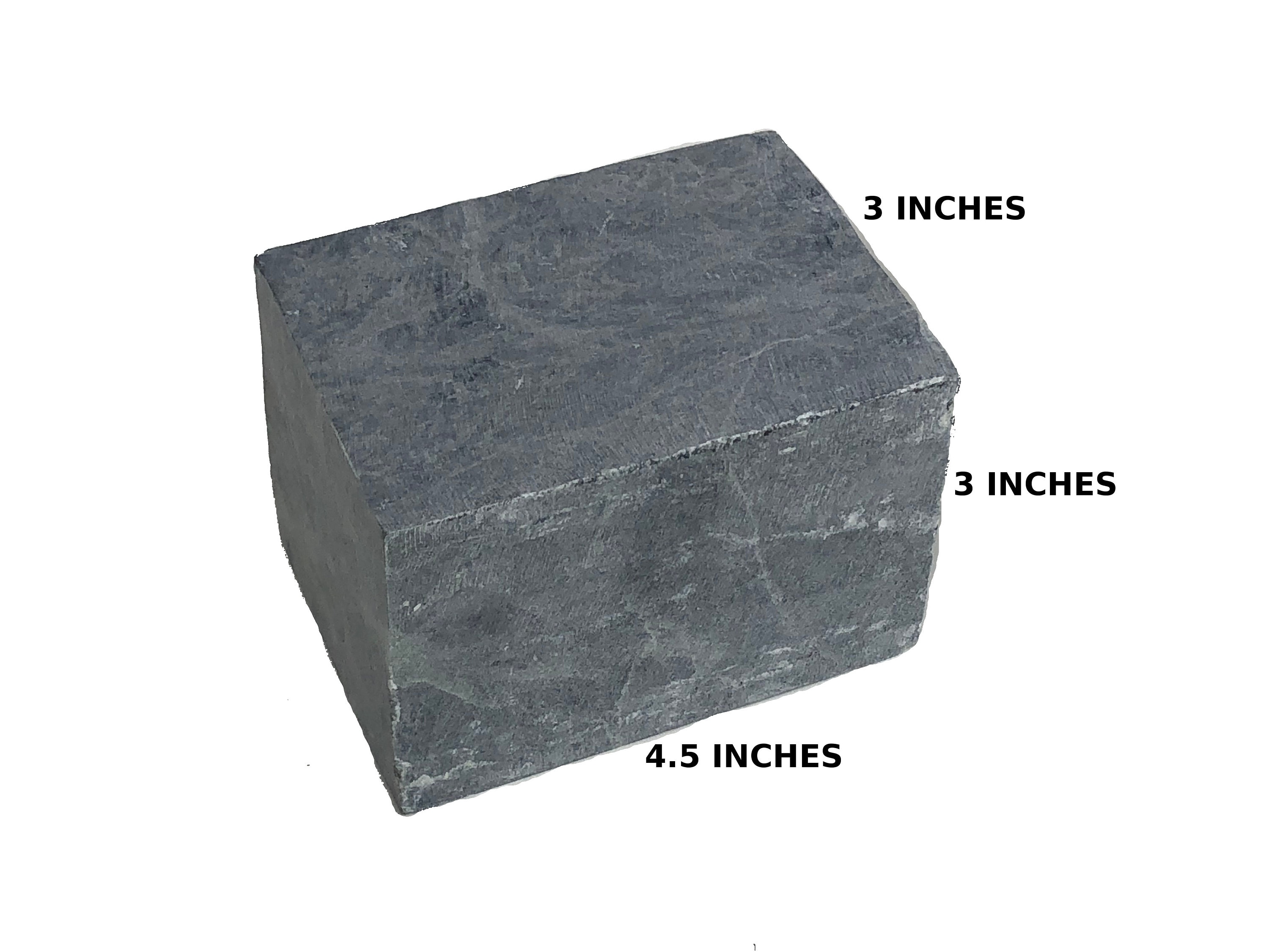 .com: Soapstone for Carving Block - 3'' x 3'' x 5'' - Great
