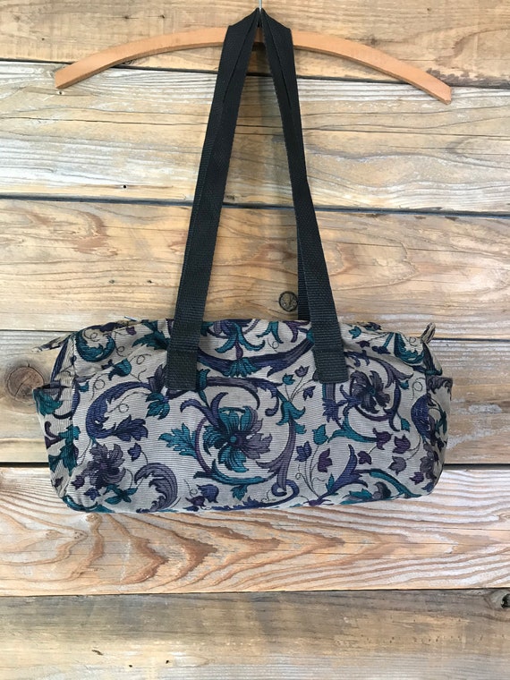 Vintage Corduroy Paisley Shoulder Bag