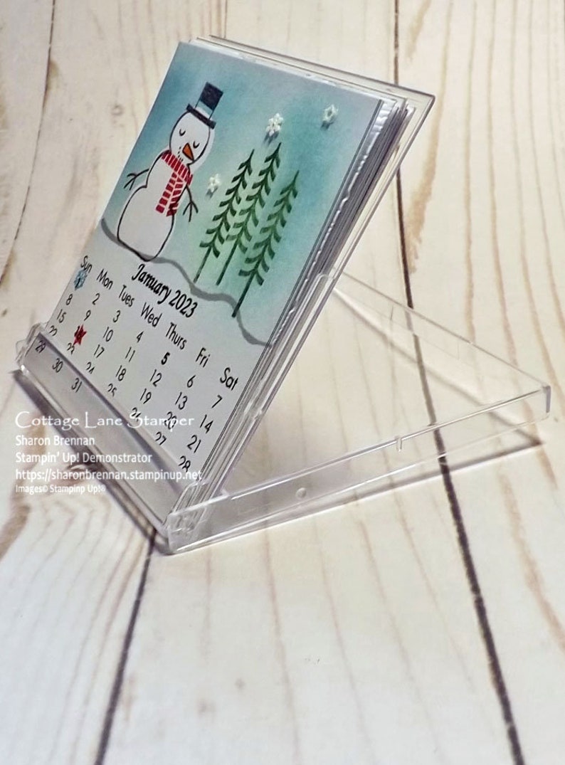 Mini CD Case Calendar Template for 2024 Instant Download Etsy