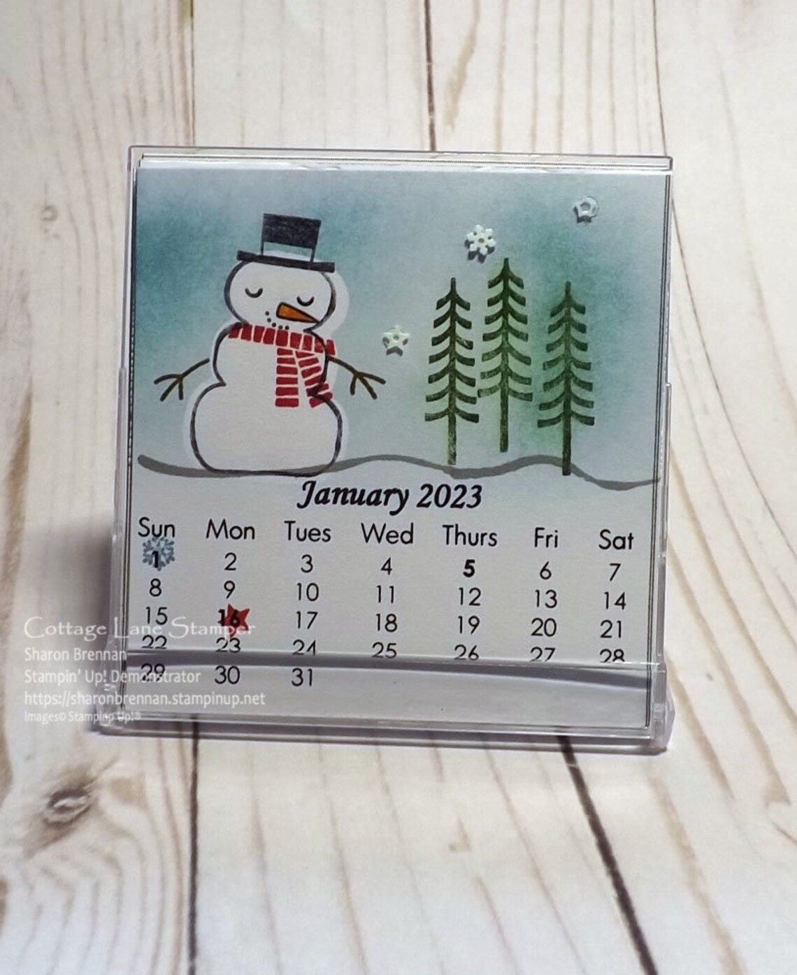 Mini CD Case Calendar Template for 2024 Instant Download Etsy