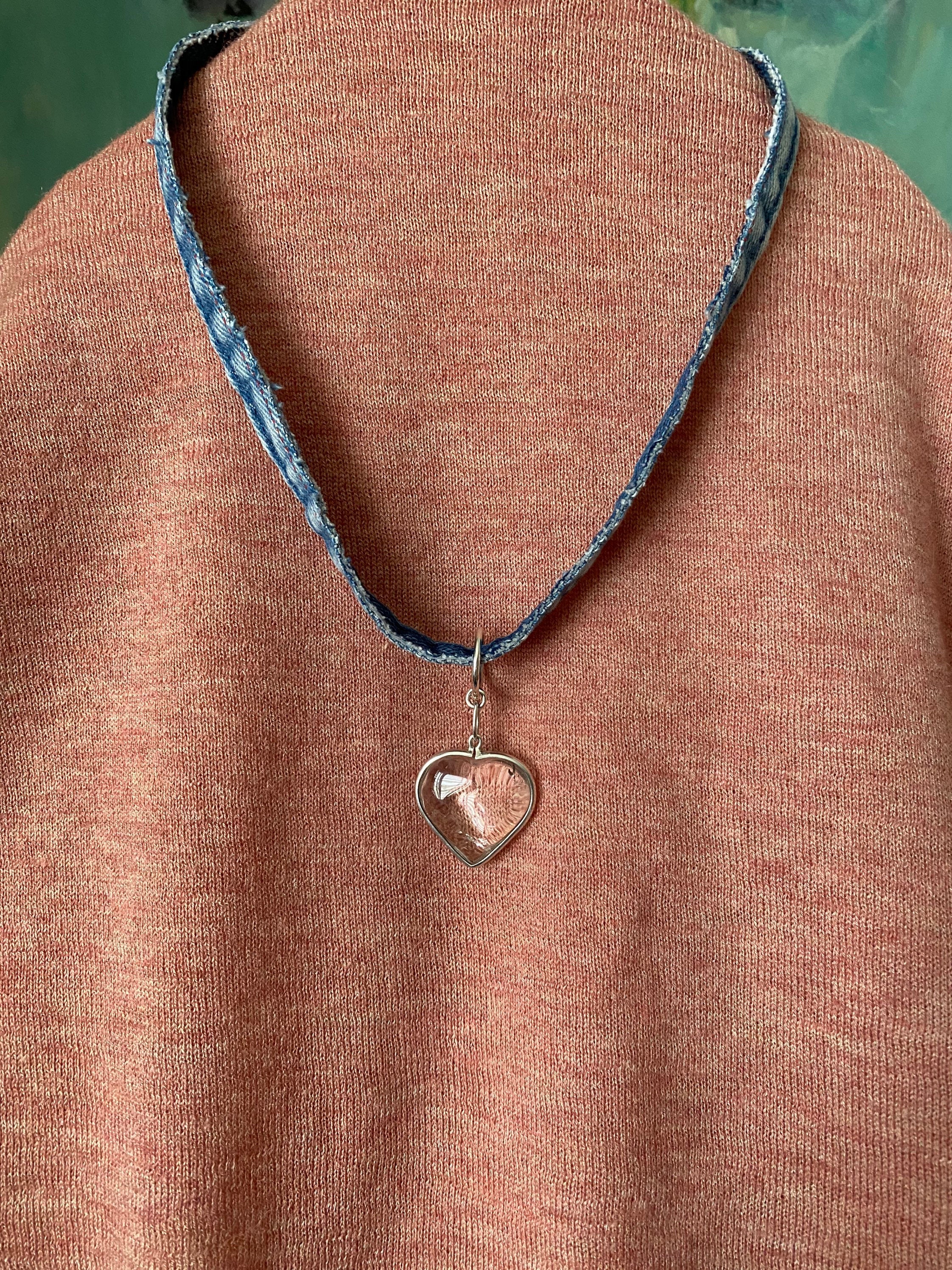 Heart Rock Necklace // Beach Rock Jewelry // Carved Stone Necklace // Gift  Under 50 // Made in Usa-shop Local // BEST SELLER 