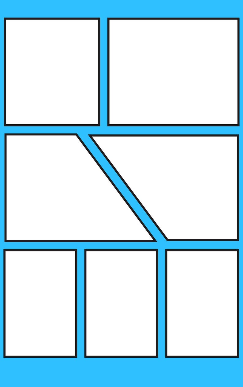 Editable Comic Storyboard Template - Etsy Canada