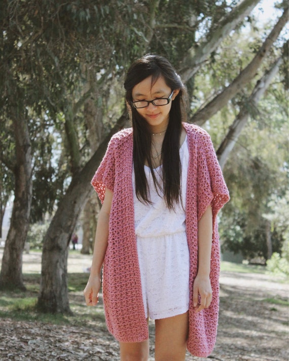 Ellerie Kimono Pattern / Kimono Crochet Pattern / Spring Cardigan / Summer Cardigan