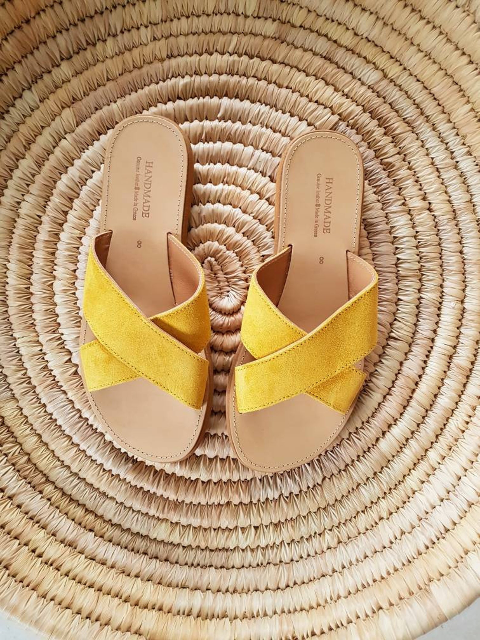 yellow sandals