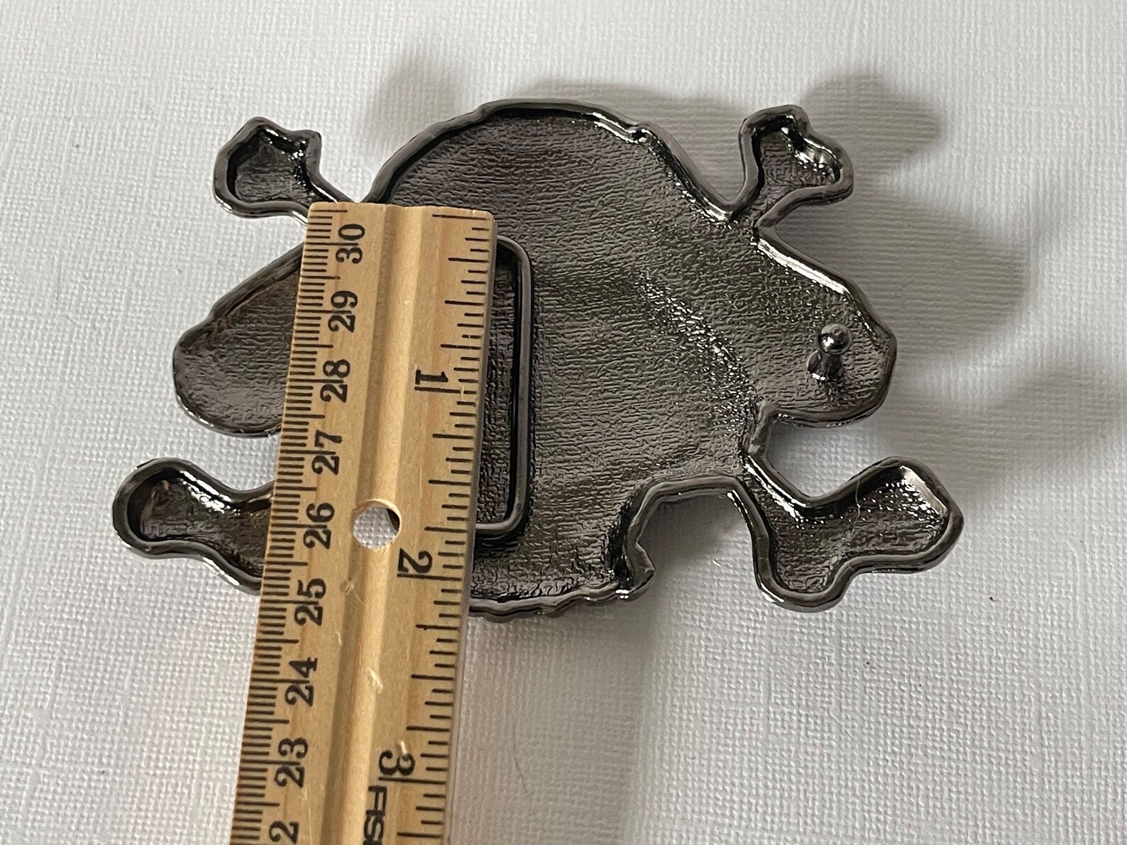 Vintage new Skeleton Belt Buckle Skull Belt Etsy