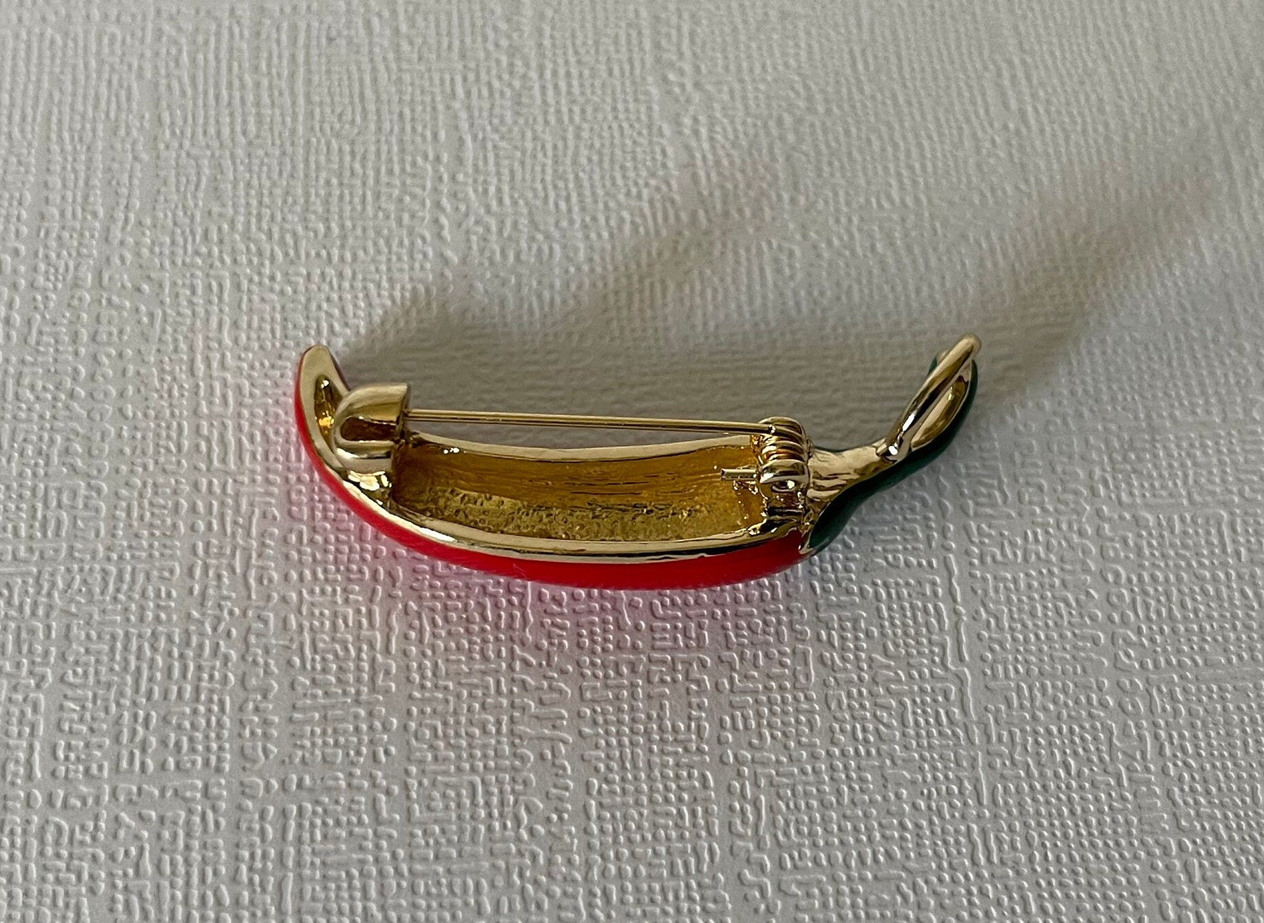 Enamel Chili Pepper Pin Pepper Brooch Red Pepper Pin Chili - Etsy