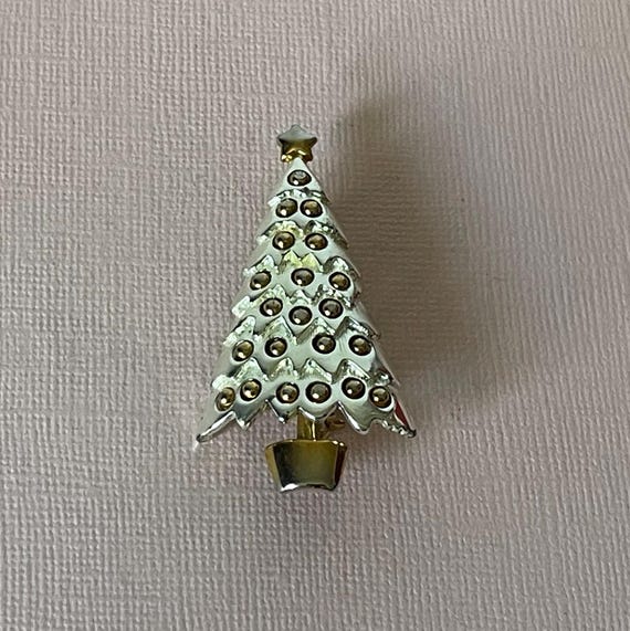 ヴィンテージのクリスマスツリーピン、サイン入りのDanecraft 